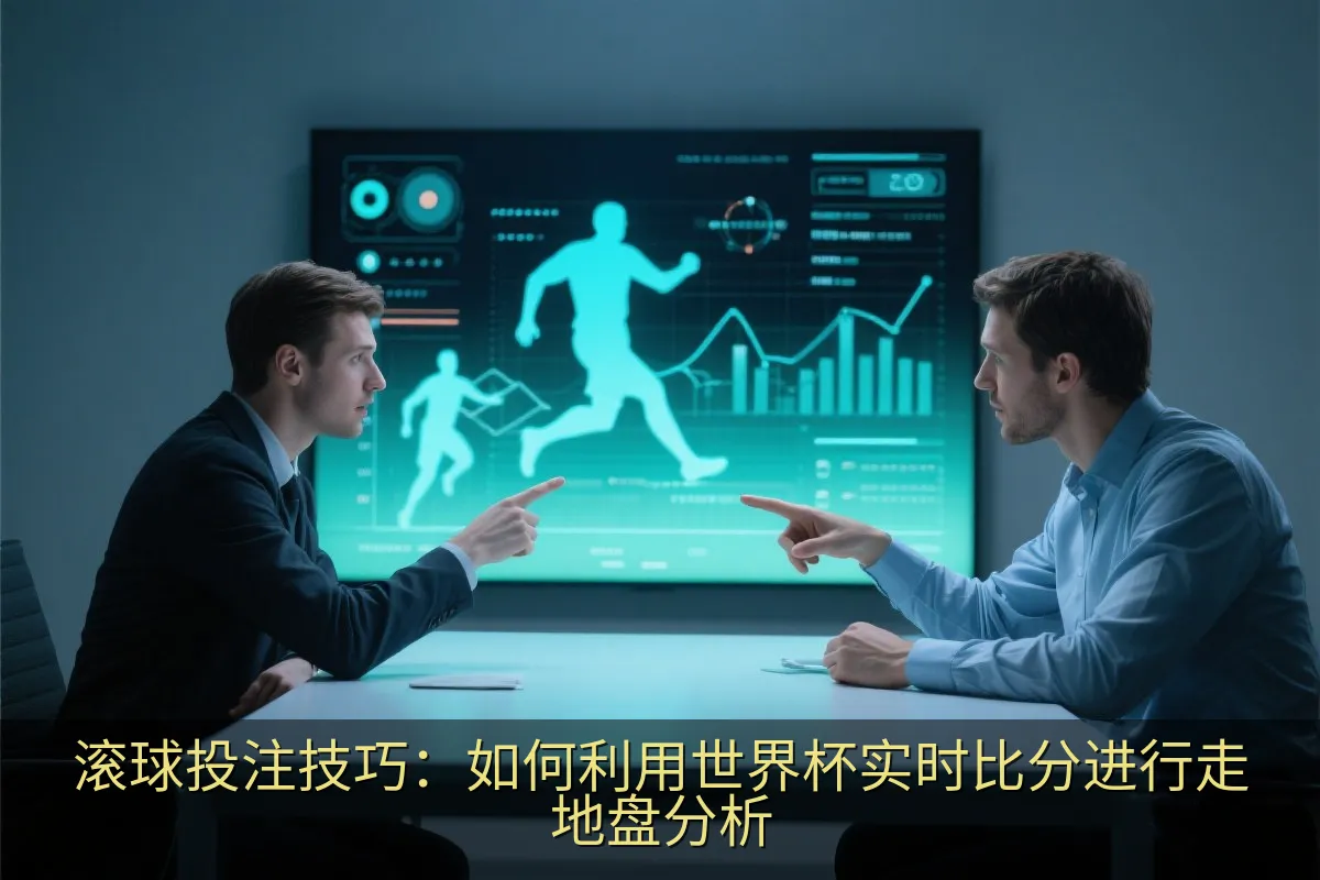 足球场草地边缘上的足球和显示比赛时间的数字计时器